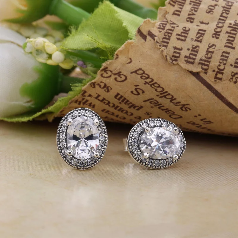 (image pour) PANDORA - Clous d'oreilles élégance Vintage - 290721CZ - Afficher 2