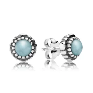 PANDORA - Clous d'Oreilles Mars Pierre de naissance - 290543AQ (image pour) PANDORA - Clous d'Oreilles Mars Pierre de naissance - 290543AQ