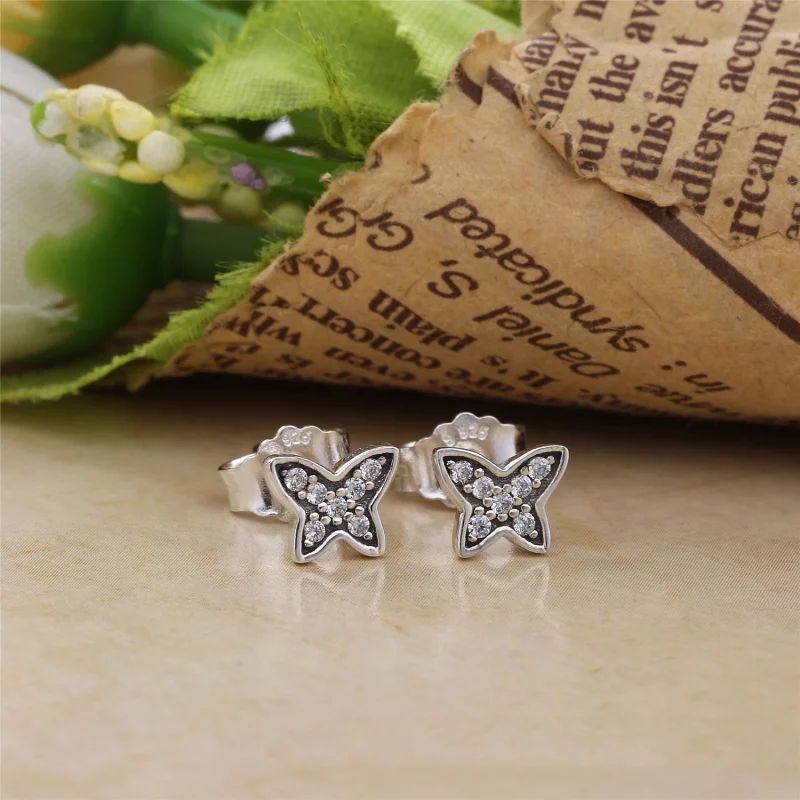 (image pour) PANDORA - Clous d'Oreilles Papillon - 0RWFCrTC - Afficher 2
