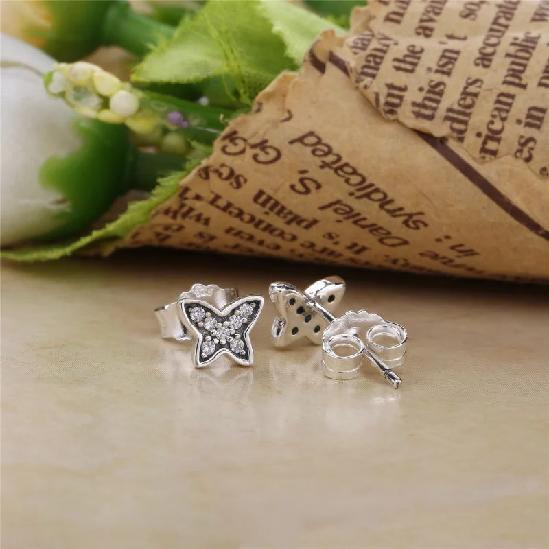 (image pour) PANDORA - Clous d'Oreilles Papillon - 0RWFCrTC - Afficher 3