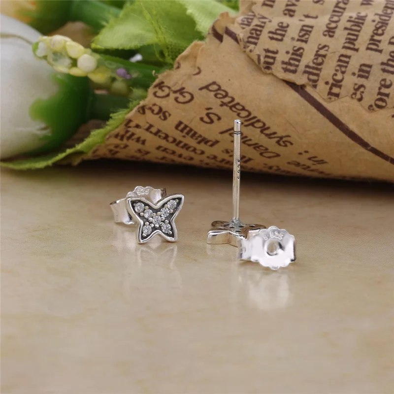 (image pour) PANDORA - Clous d'Oreilles Papillon - 0RWFCrTC - Afficher 4