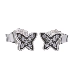 PANDORA - Clous d'Oreilles Papillon - 0RWFCrTC (image pour) PANDORA - Clous d'Oreilles Papillon - 0RWFCrTC