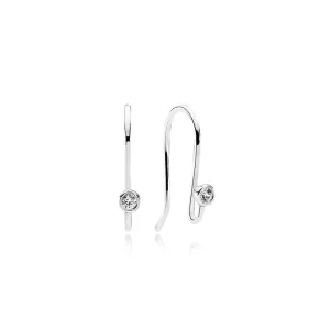 (image pour) PANDORA - Crochets d'oreilles étincelants - 290677CZ