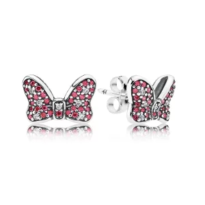 (image pour) PANDORA - Disney, Ruban scintillant - 290578CZR - Boucles d’oreilles