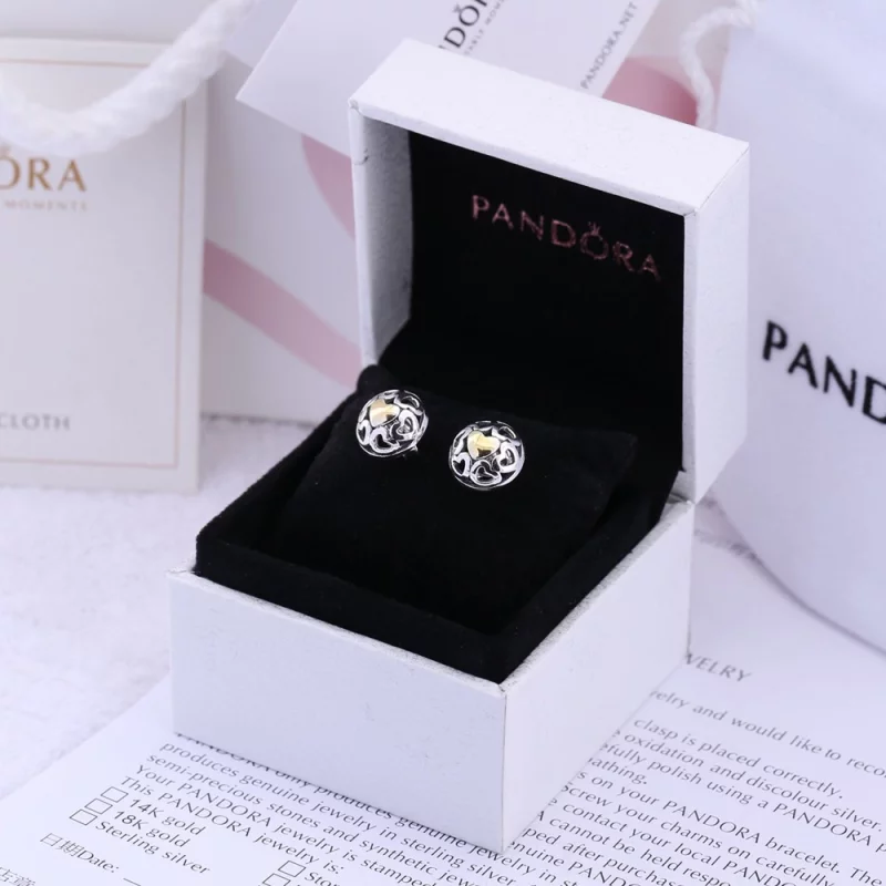 (image pour) PANDORA - Mon grand amour - 290557 - Boucles d’oreilles - Afficher 2