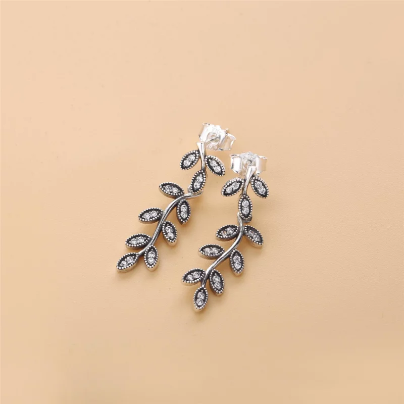 (image pour) Pendants d'Oreilles Fleur en Argent PANDORA France - 290565CZ - Afficher 2