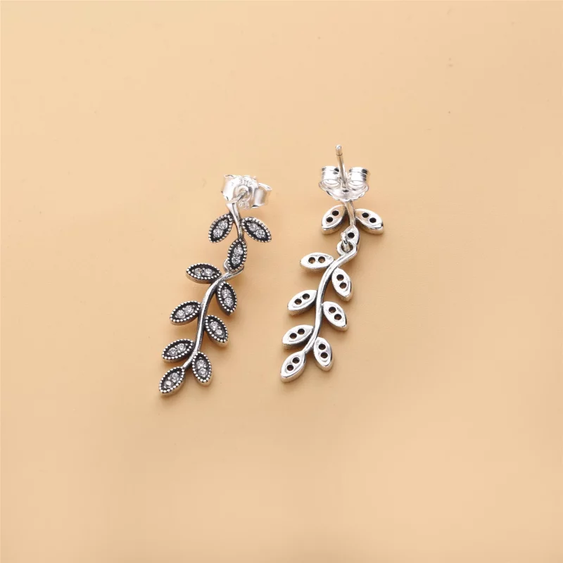 (image pour) Pendants d'Oreilles Fleur en Argent PANDORA France - 290565CZ - Afficher 3
