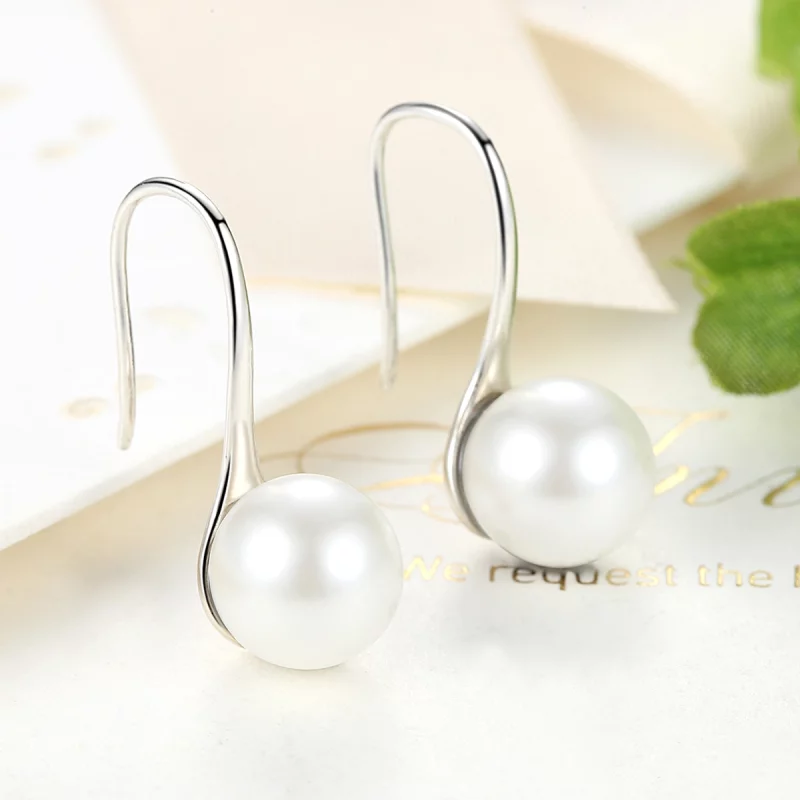 (image pour) Pendants d'Oreilles Style PANDORA Amour pur - SCE037 - Afficher 5