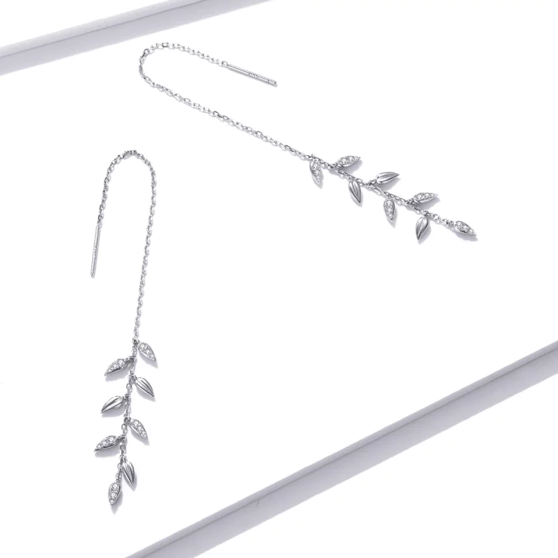 (image pour) Pendants d'Oreilles Style PANDORA Blé Brillant - BSE447 - Afficher 3