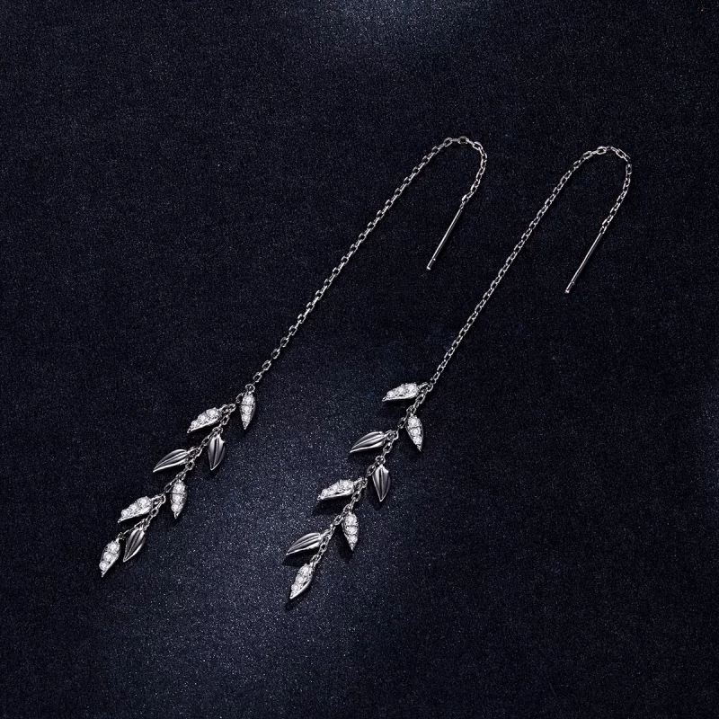 (image pour) Pendants d'Oreilles Style PANDORA Blé Brillant - BSE447 - Afficher 5