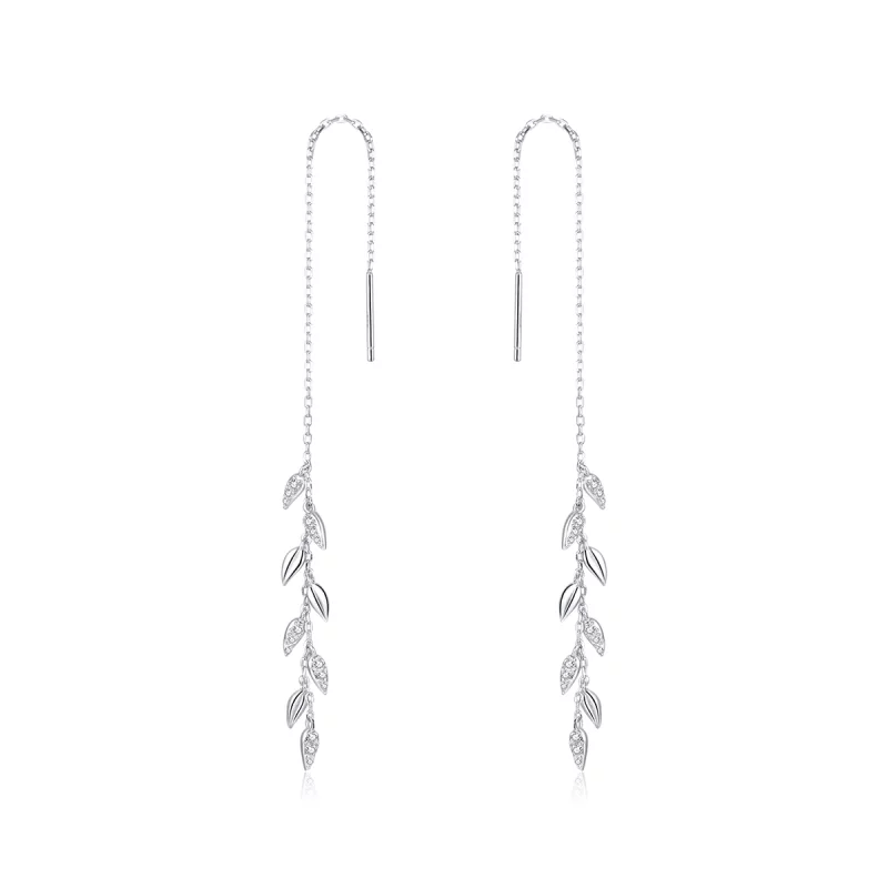 (image pour) Pendants d'Oreilles Style PANDORA Blé Brillant - BSE447