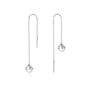 (image pour) Pendants d'Oreilles Style PANDORA Bourgeon de fleurs - BSE373