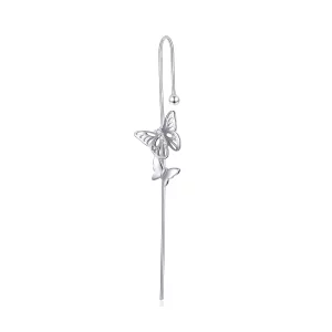 Pendants d'Oreilles Style PANDORA Deux papillons - SCE1132 (image pour) Pendants d'Oreilles Style PANDORA Deux papillons - SCE1132