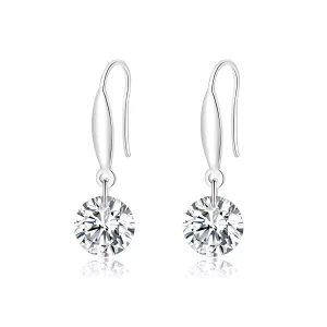 (image pour) Pendants d'Oreilles Style PANDORA Fille brillante - BSE212