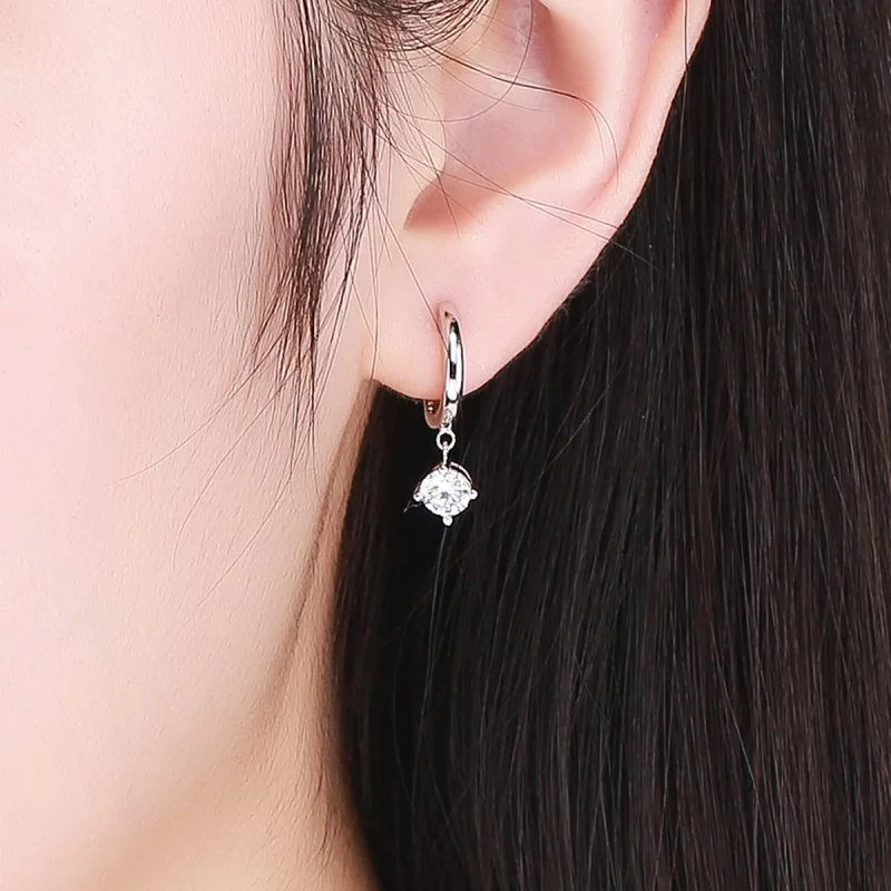 (image pour) Pendants d'Oreilles Style PANDORA Fille éclair - SCE553 - Afficher 5