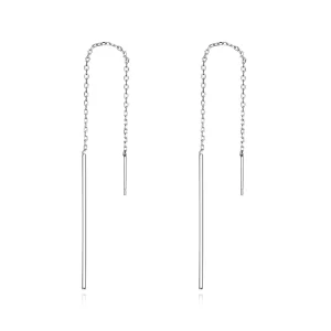 (image pour) Pendants d'Oreilles Style PANDORA Ligne élégante - SCE490
