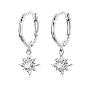 (image pour) Pendants d'Oreilles Style PANDORA Star - SCE759