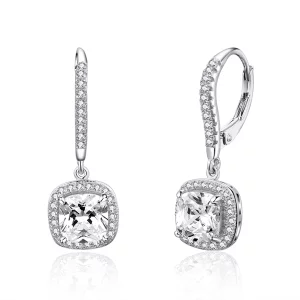 (image pour) Pendants d'Oreilles Style PANDORA Temps brillant - SCE520