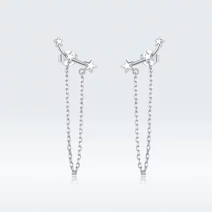 (image pour) Pendants d'Oreilles Style PANDORA Étoilé - BSE361