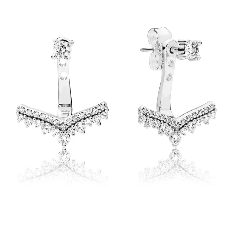 (image pour) Vœu de Princesse, boucles d’oreilles PANDORA France - 297739CZ