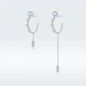 (image pour) Boucles d'oreilles pendantes vives de style Pandora - BSE310