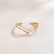 Bague Ouverte Style PANDORA Souhaiter - SCR713