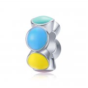 Charm espaceur Style PANDORA Bulle arc-en-ciel - SCC1555