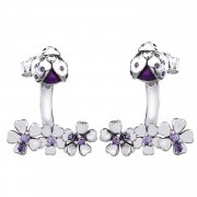 Boucles d'oreilles Prairie de Coccinelles PANDORA France - 297123NLC
