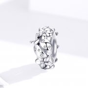 Charm espaceur Style PANDORA Coccinelle - BSC112