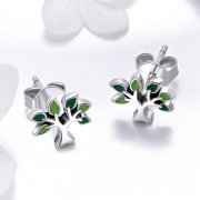 Clous d'Oreilles Style PANDORA Arbre de vie - SCE409
