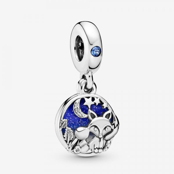 Charm pendant PANDORA Renard et Lapin 798239NMB