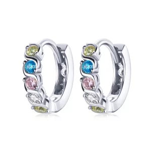 (image pour) Boucles d'oreilles à anneaux de style Pandora Shine - SCE1166-A