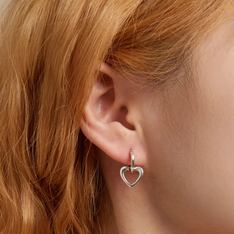 (image pour) Boucles d'oreilles à anneaux simples style Pandora - SCE1394 - Afficher 5