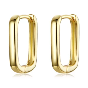 (image pour) Boucles d'oreilles à créoles de style Pandora - BSE478-B
