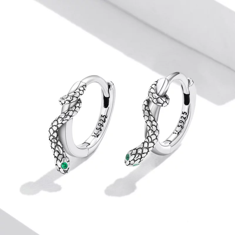 (image pour) Boucles d'oreilles serpent esprit de style Pandora - SCE1357 - Afficher 2