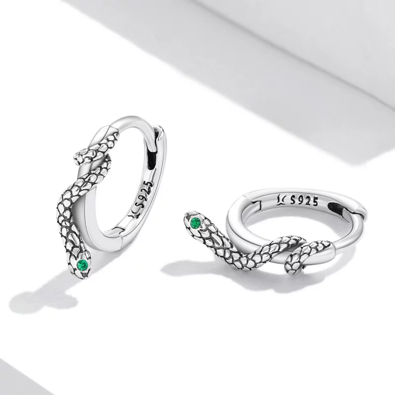 (image pour) Boucles d'oreilles serpent esprit de style Pandora - SCE1357 - Afficher 3