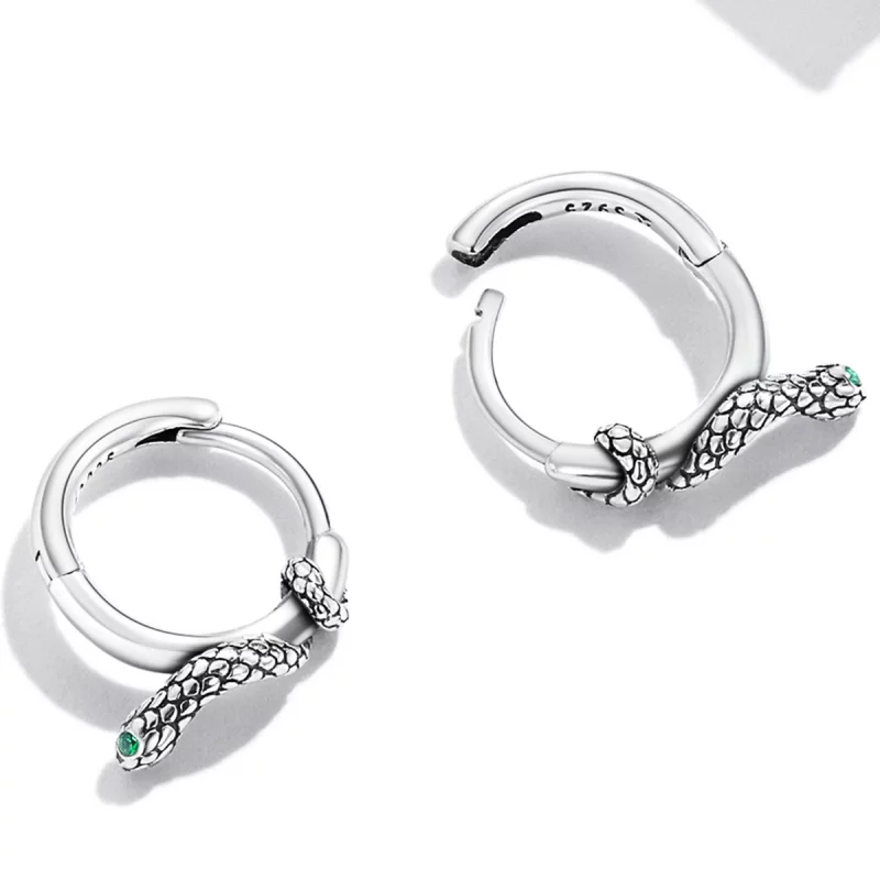 (image pour) Boucles d'oreilles serpent esprit de style Pandora - SCE1357 - Afficher 4