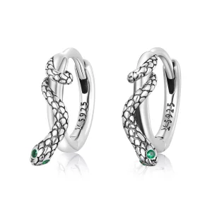 (image pour) Boucles d'oreilles serpent esprit de style Pandora - SCE1357
