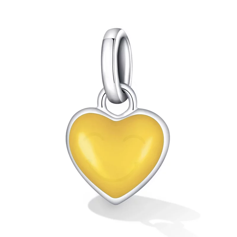 (image pour) Pandora Style Me Love - Pendentif Jaune Citron - SCP063-YE - Afficher 2