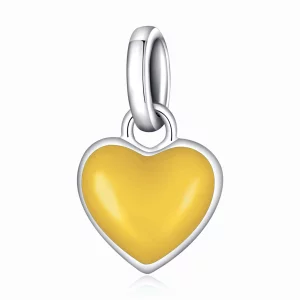 (image pour) Pandora Style Me Love - Pendentif Jaune Citron - SCP063-YE