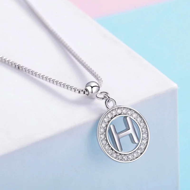 (image pour) Pandora Style Me Wish Letter-H Dangle - BSP001-H - Afficher 4