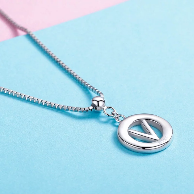 (image pour) Pandora Style Me Wish Letter-V Dangle - BSP001-V - Afficher 3