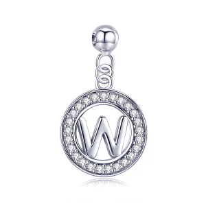 (image pour) Pandora Style Me Wish Letter-W Dangle - BSP001-W