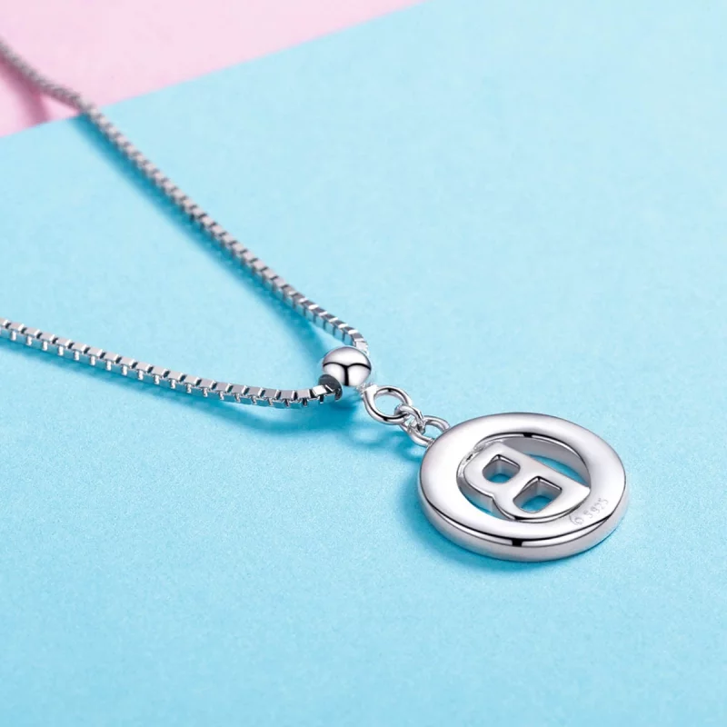 (image pour) Pendentif Pandora Style Me Wish Letter-B Dangle - BSP001-B - Afficher 3