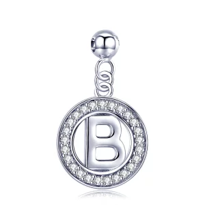 (image pour) Pendentif Pandora Style Me Wish Letter-B Dangle - BSP001-B
