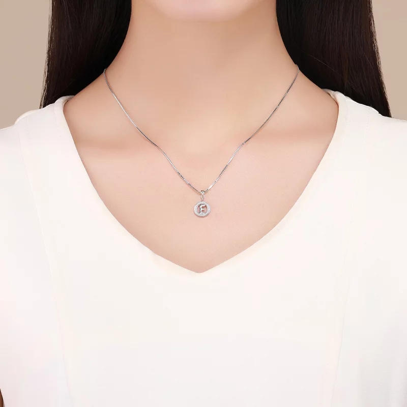 (image pour) Pendentif Pandora Style Me Wish Letter-E Dangle - BSP001-E - Afficher 5