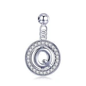 (image pour) Pendentif Pandora Style Me Wish Letter-Q Dangle - BSP001-Q