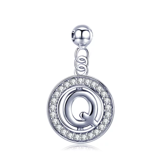 (image pour) Pendentif Pandora Style Me Wish Letter-Q Dangle - BSP001-Q