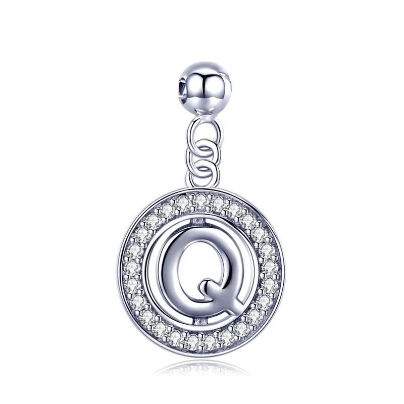 (image pour) Pendentif Pandora Style Me Wish Letter-Q Dangle - BSP001-Q