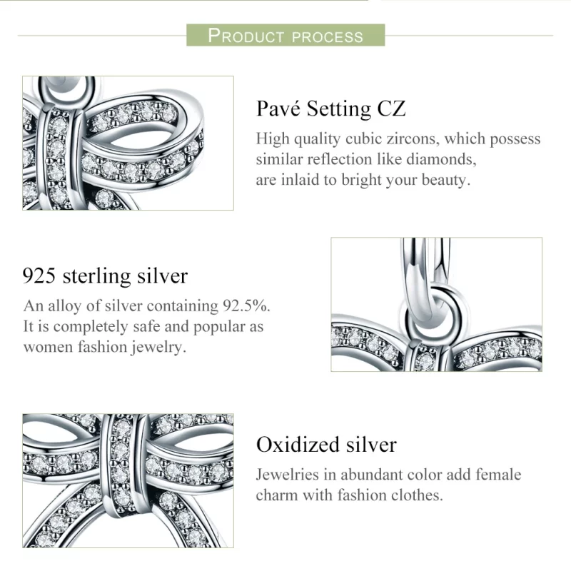(image pour) Bracelet Jonc Style PANDORA Nœud - SCC775 - Afficher 7